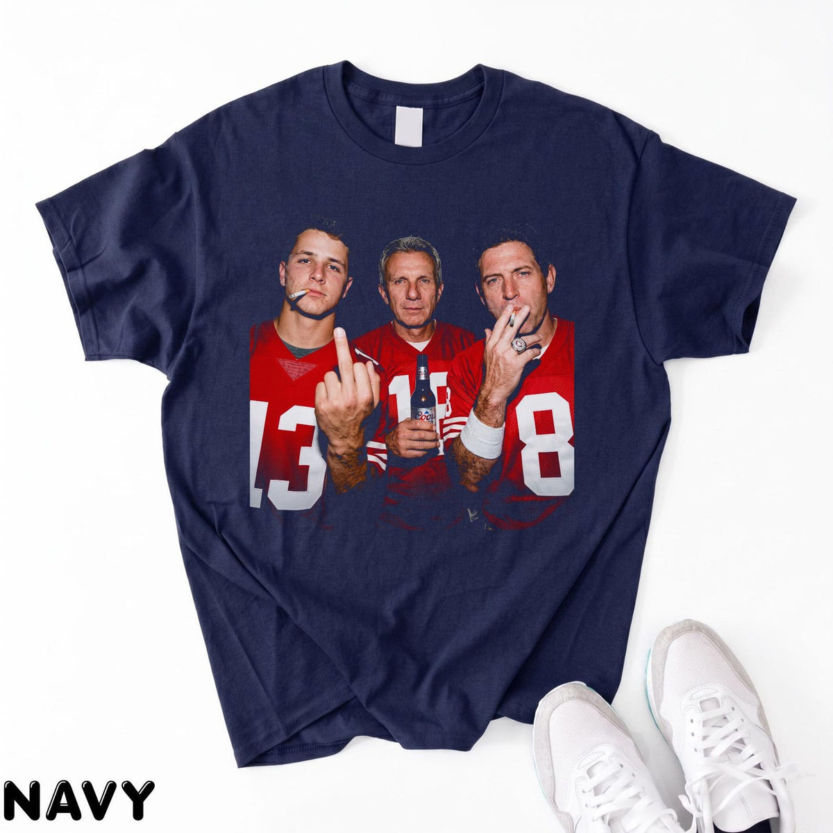 San Francisco Football Shirt, Brock Purdy Joe Montana Dwight Clark Vintage Bootleg Tee, Game Day Graphic Shirt, Unisex Gift Tee
