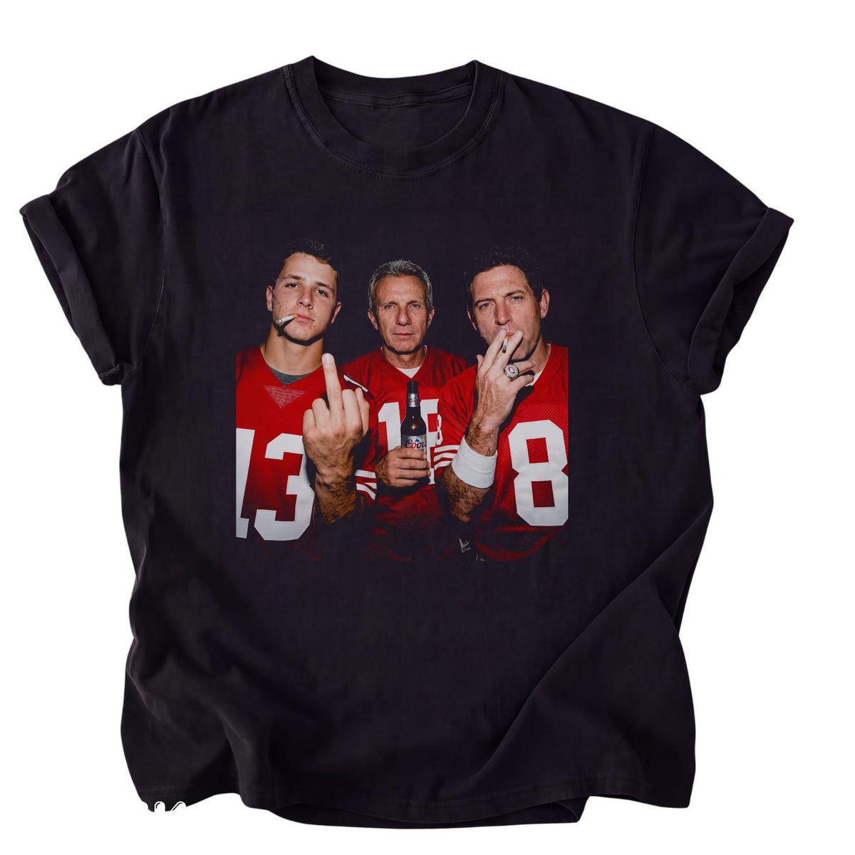 San Francisco Football Shirt, Brock Purdy Joe Montana Dwight Clark Vintage Bootleg Tee, Game Day Graphic Shirt, Unisex Gift Tee