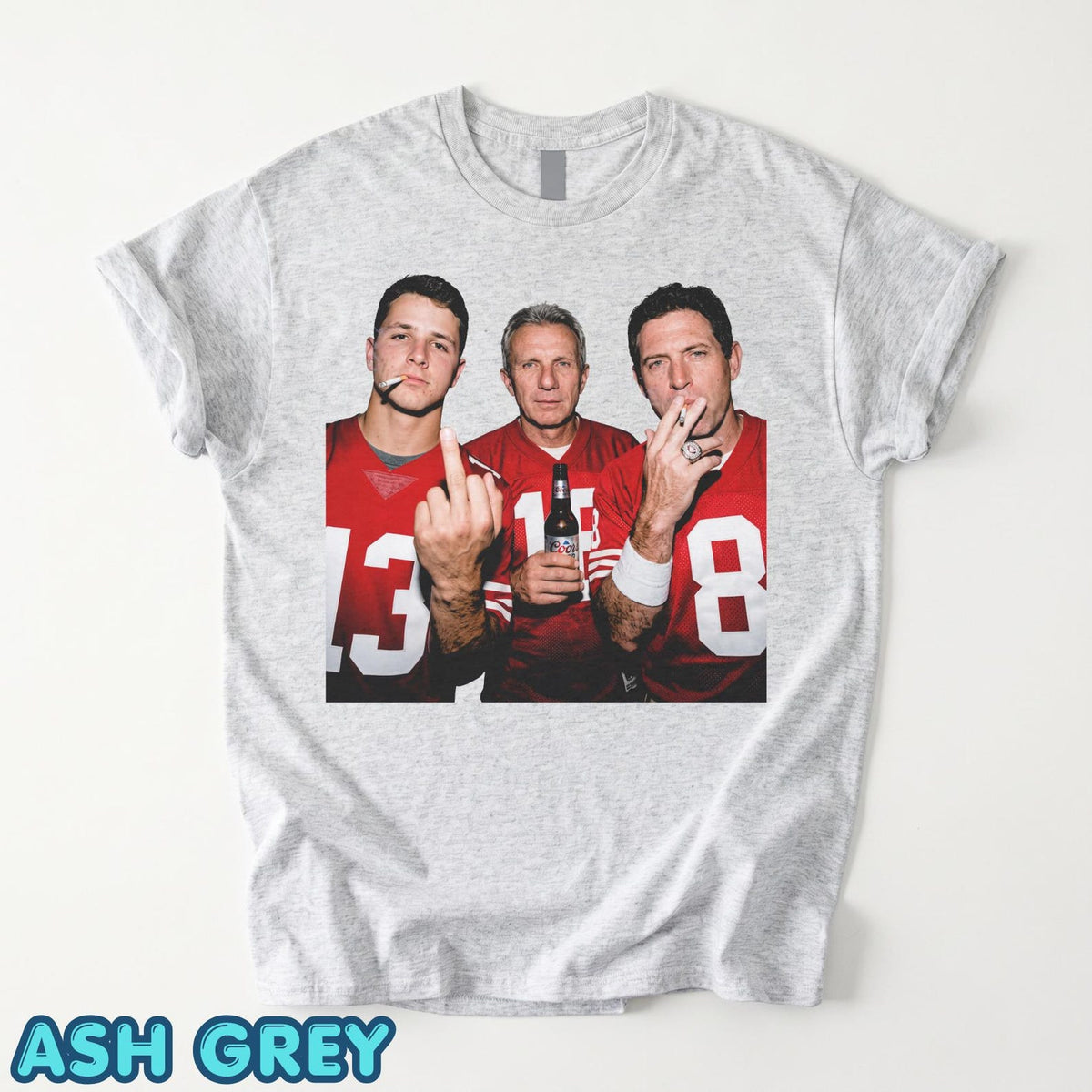 San Francisco Football Shirt, Brock Purdy Joe Montana Dwight Clark Vintage Bootleg Tee, Game Day Graphic Shirt, Unisex Gift Tee