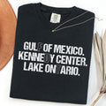 Comfort Colors Lake Ontario T-Shirt, Gulf of Mexico Shirt, Kennedy Center Tee, Funny Geography Shirt, Political Humor Graphic Tee